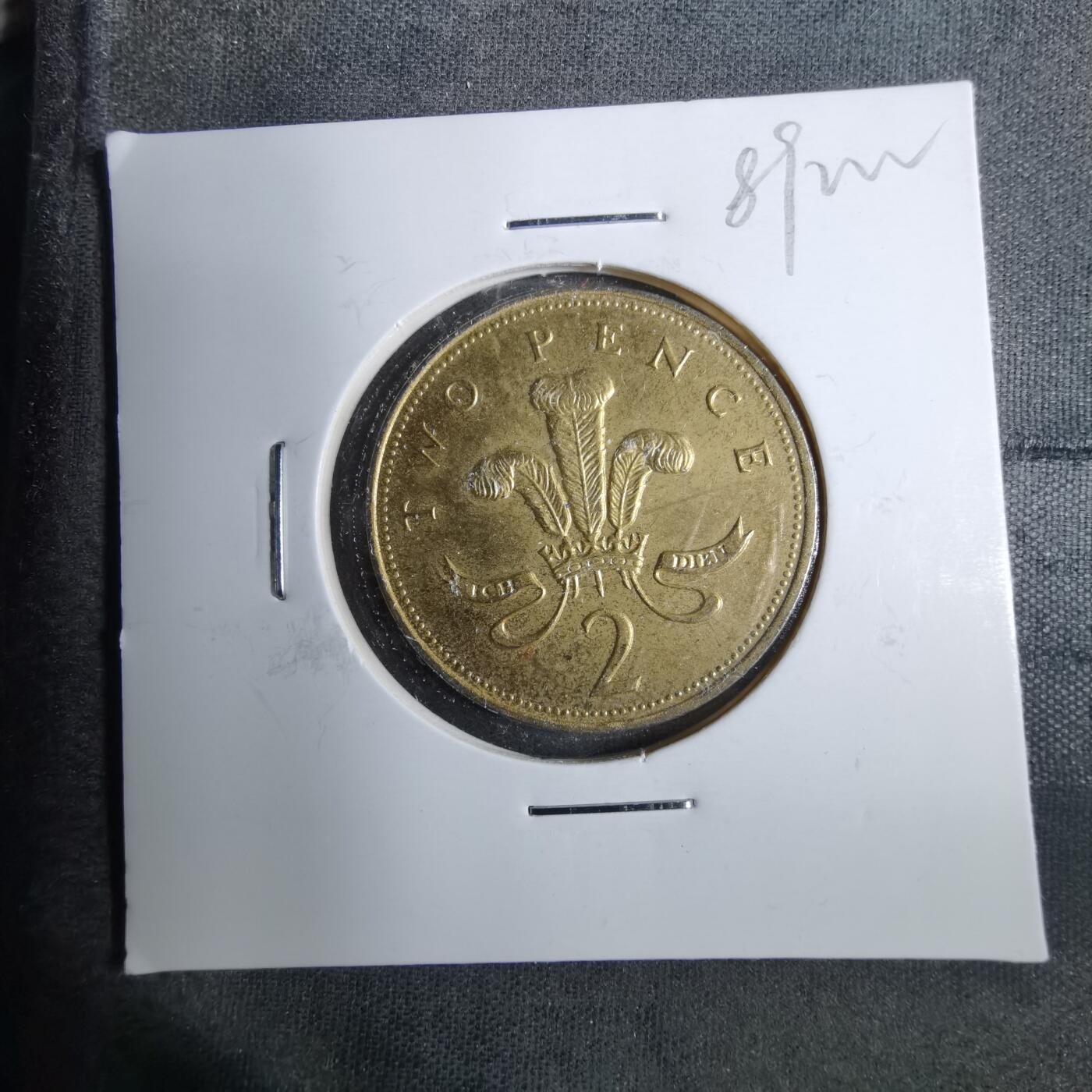沼泽如烟--第889场 英国1995年2便士有金色镀层