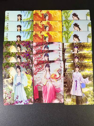 NO.14 好又多金牌大场，双11狂欢！每周一站式配齐，方便凑单！（周6晚8点截拍，卖家送拍0抽成！） - 燎原卡牌 梦回红楼6人物三渐变 彩闪 18张