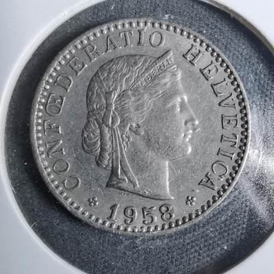 沼泽如烟--第889场 - 瑞士1958年20分