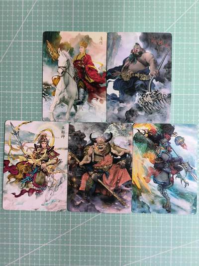 C先生卡牌 第15期 元集纪·刷子签·罐儿签·毒瘤签(持续收拍品中...) - 【普卡】燎原《焱卡西游》散卡5张