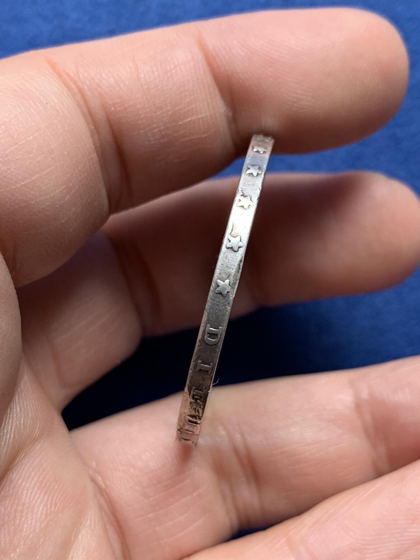 《竞宝斋》第434场 周日，周一2场连拍 （全场包邮） 法国1874年大力神5法郎银币