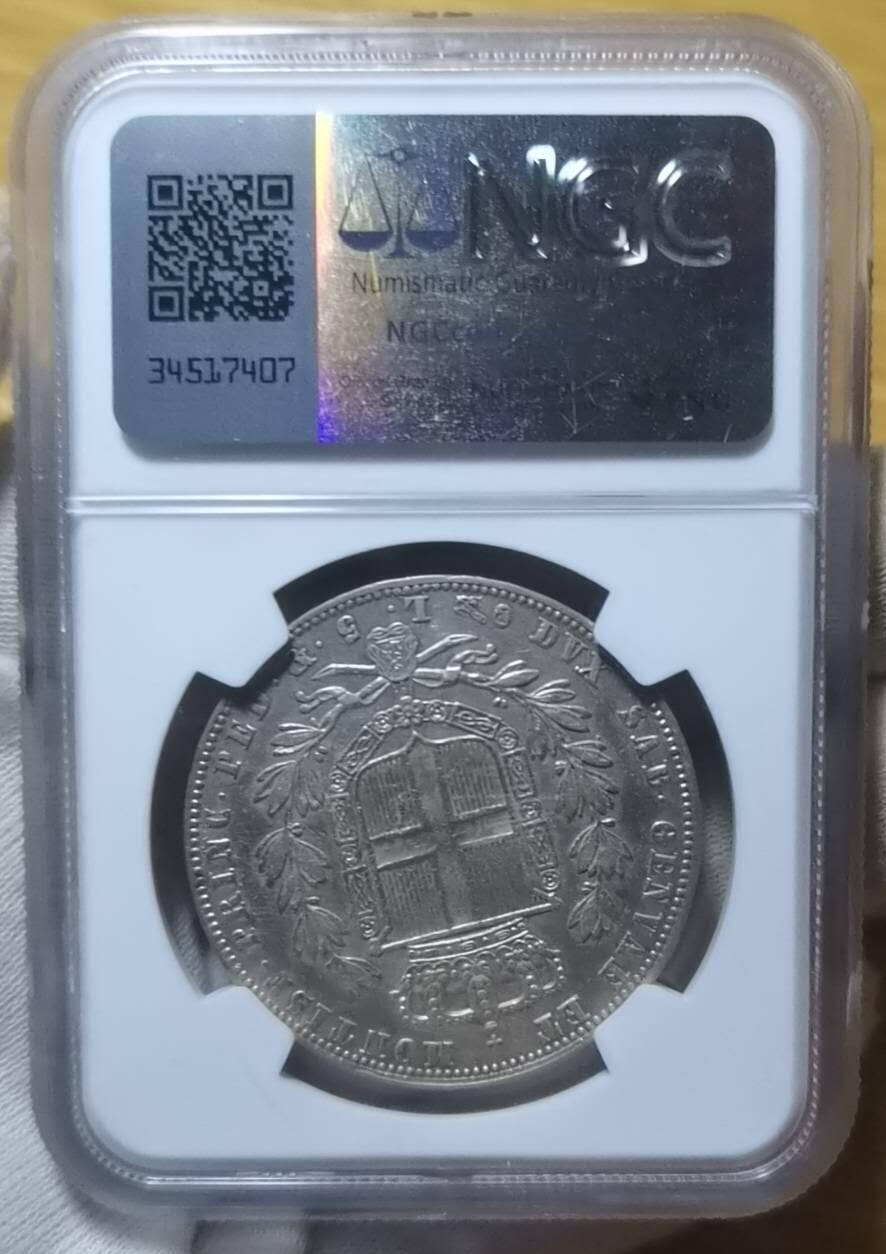 EDQ1122拍场 意大利撒丁岛5里拉