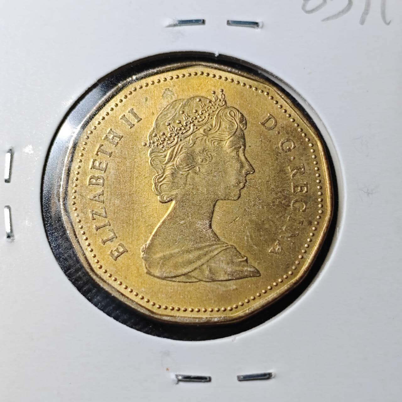 KK钱币收藏小铺  第363场  2月预留时间 周末发货  加拿大1元 好品