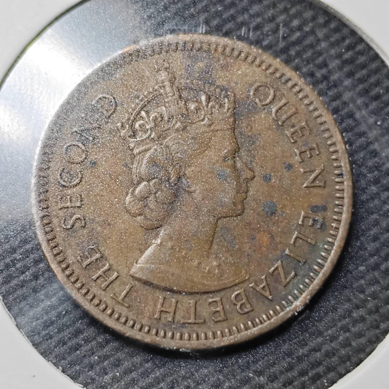 KK钱币收藏小铺  第363场  2月预留时间 周末发货  1955英属塞浦路斯3米尔铜币