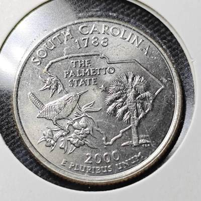 KK钱币收藏小铺  第363场  2月预留时间 周末发货 -  美国25分纪念币 好品