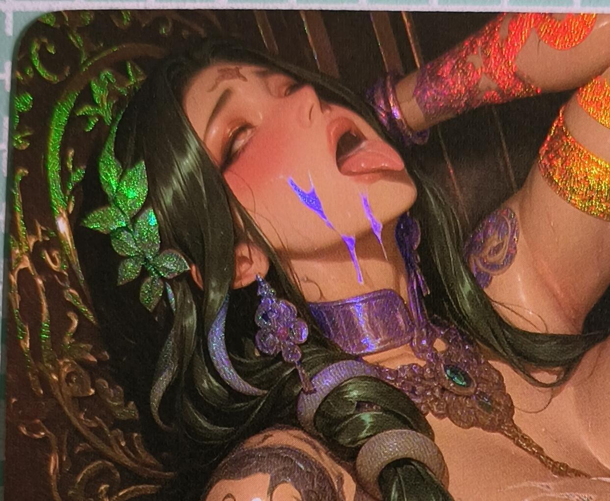 C先生卡牌 第15期 元集纪·刷子签·罐儿签·毒瘤签(持续收拍品中...) 【彩闪】墨卡文化《大雷芳华》⑥ 艺术卡