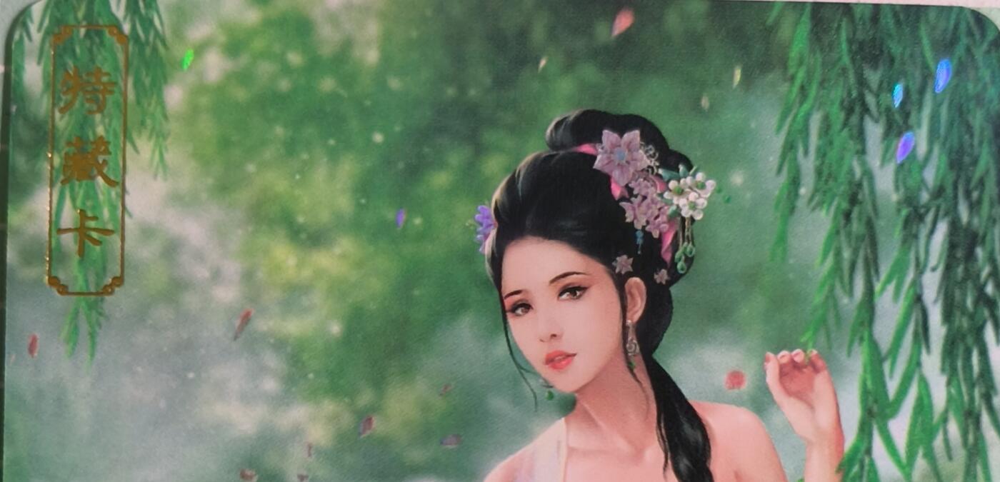 C先生卡牌 第15期 元集纪·刷子签·罐儿签·毒瘤签(持续收拍品中...) 【彩闪】卡将文创《绝代芳华》西施  艺术卡