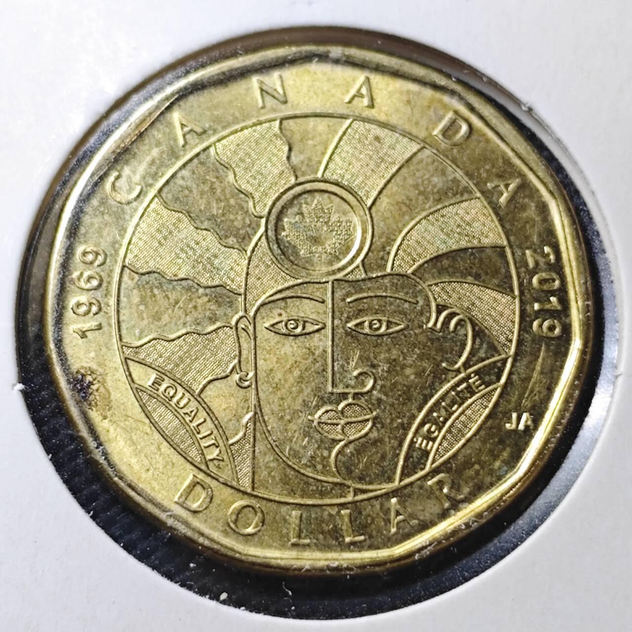 KK钱币收藏小铺  第363场  2月预留时间 周末发货  2019加拿大1元纪念币