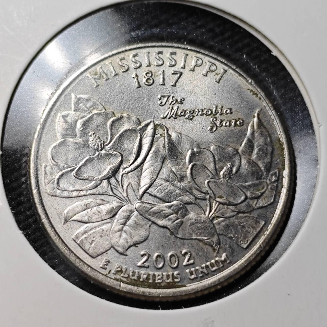 KK钱币收藏小铺  第363场  2月预留时间 周末发货  美国25分纪念币 