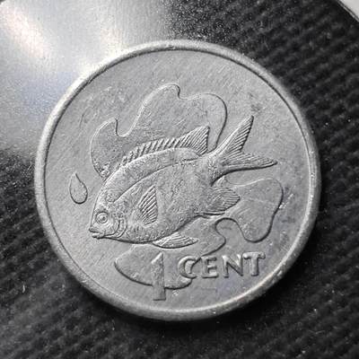 KK钱币收藏小铺  第363场  2月预留时间 周末发货 -  1977塞舌尔1分 好品