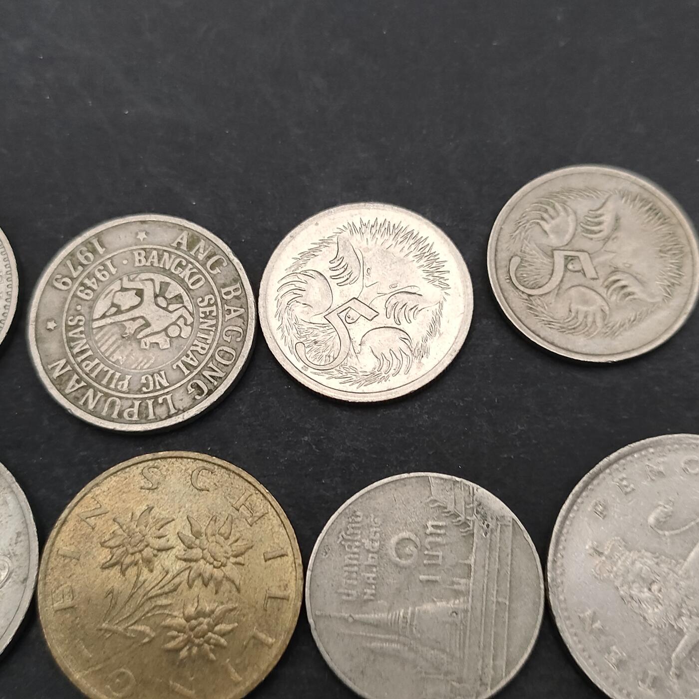 猩哥外币小铺➨【第200场】 硬币10个