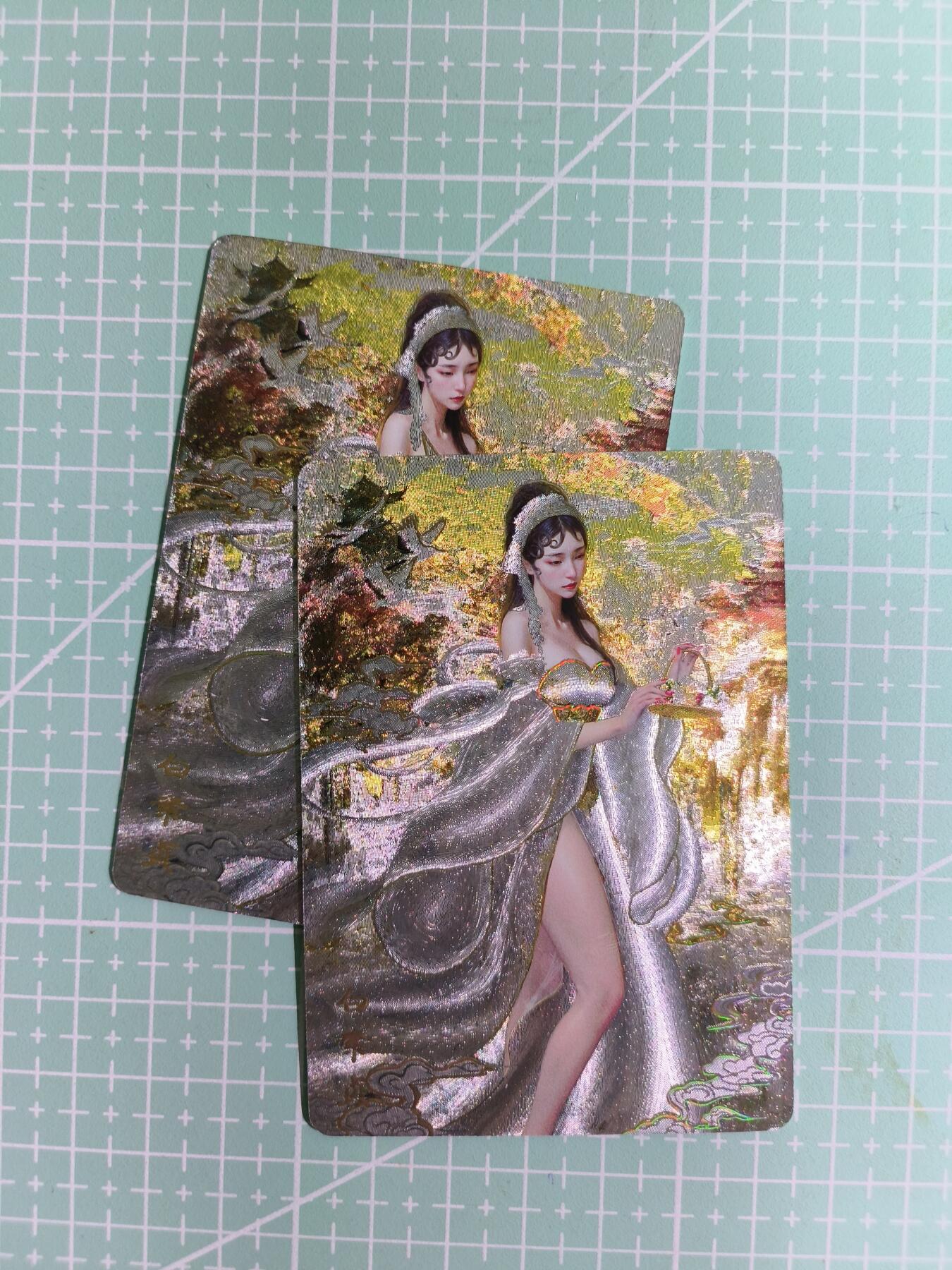 C先生卡牌 第15期 元集纪·刷子签·罐儿签·毒瘤签(持续收拍品中...) 【幻彩粗闪】燎原×刷子《妖姬传》白素贞 双服饰