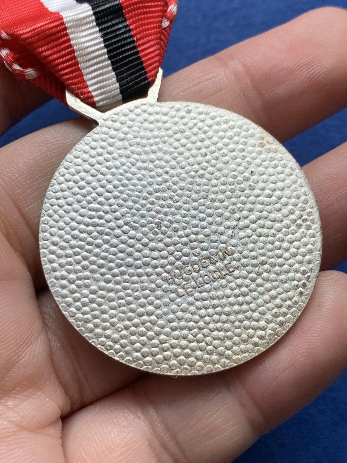 《竞宝斋》第434场 周日，周一2场连拍 （全场包邮） 瑞士 1970年 胡歌诺教派 奖章 总重约30.4克