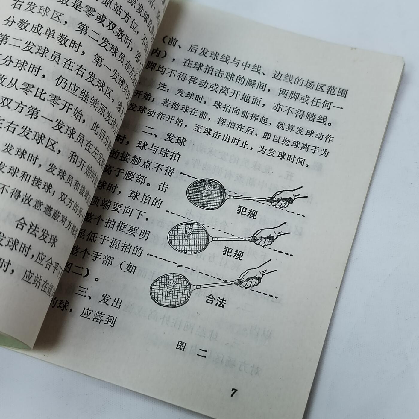 PCAI钱币5-581  各种杂項小专场 1973羽毛球竞赛规则