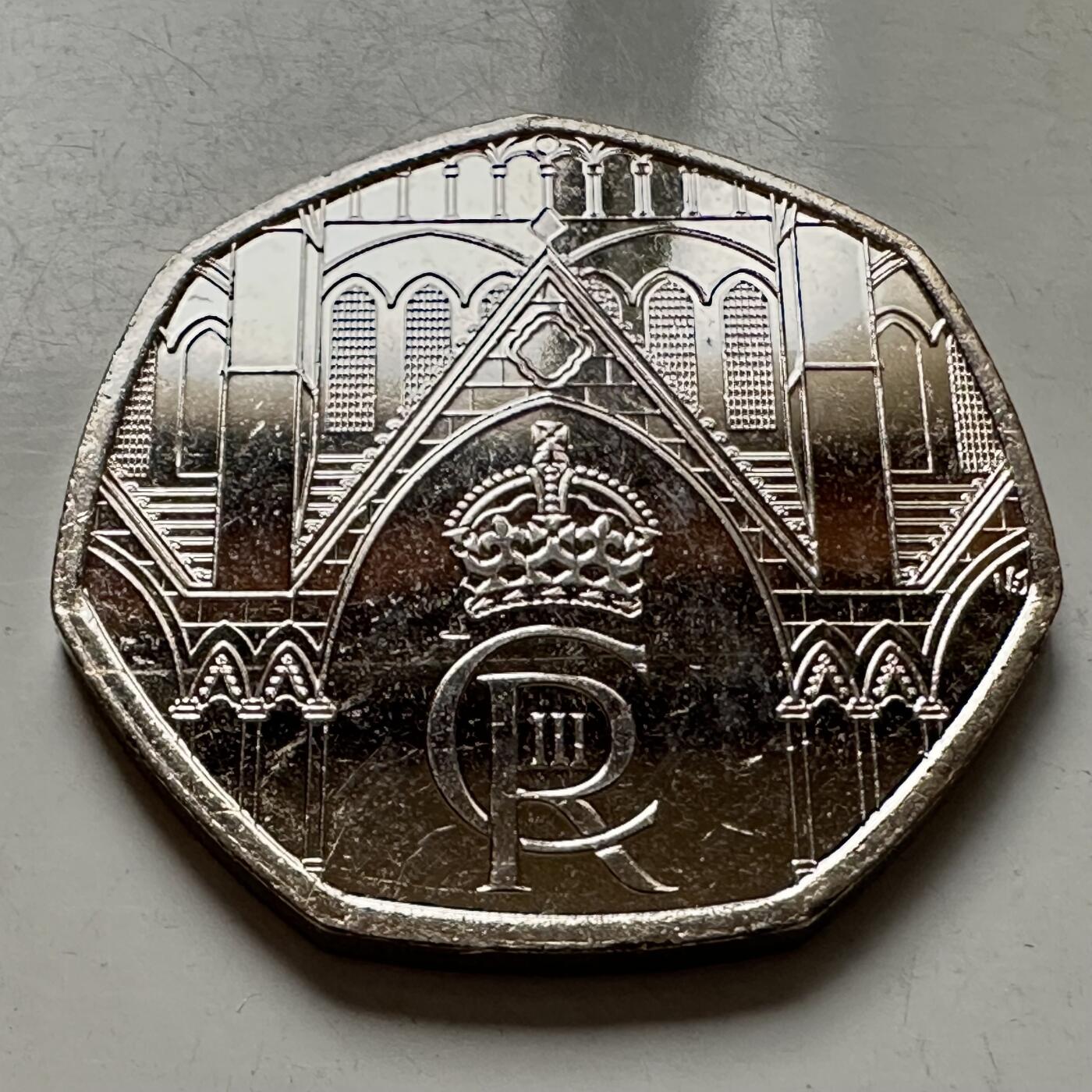 🌹外币初藏🌹🐯2025年第123场  每周二四六晚8️⃣点 接代拍 英国2023年50便士a