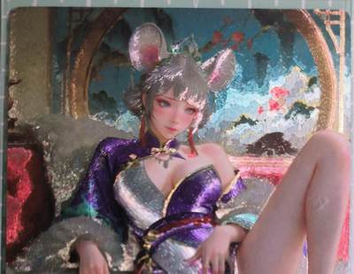 C先生卡牌 第15期 元集纪·刷子签·罐儿签·毒瘤签(持续收拍品中...) - 【粗闪】奇点卡牌《盲包系列》老鼠精