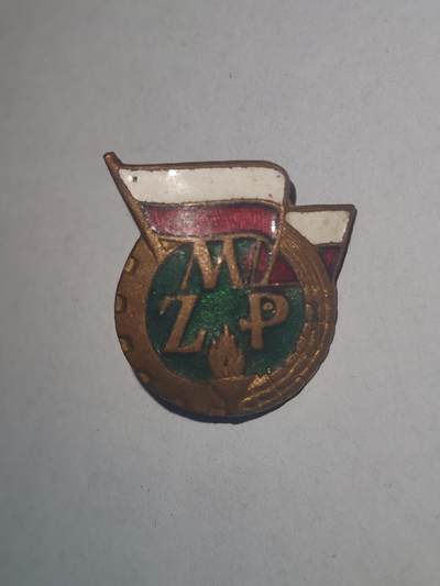 韵星假日精品2025秋季军品类拍卖会-- Rimey Holidays Boutique 2025 Autumn Militaria Sale - 波兰人民共和国第一版共青团证章 转轮版