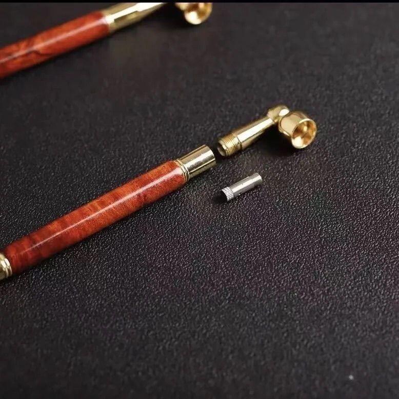 听雨轩（16）木雕 花梨木一口香烟锅