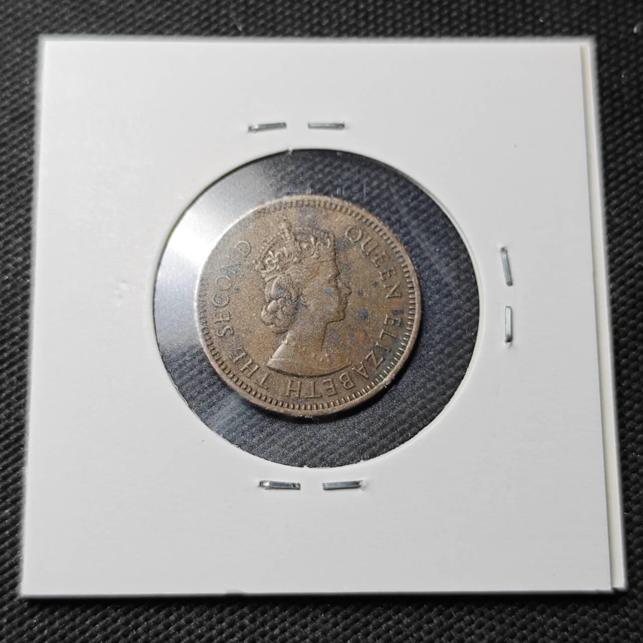 KK钱币收藏小铺  第363场  2月预留时间 周末发货  1955英属塞浦路斯3米尔铜币