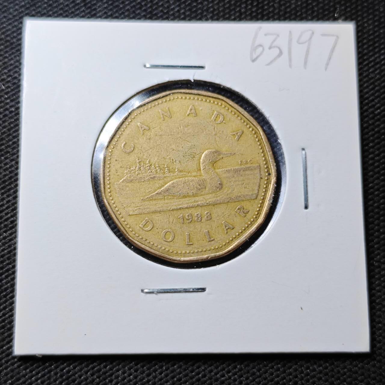 KK钱币收藏小铺  第363场  2月预留时间 周末发货  加拿大1元