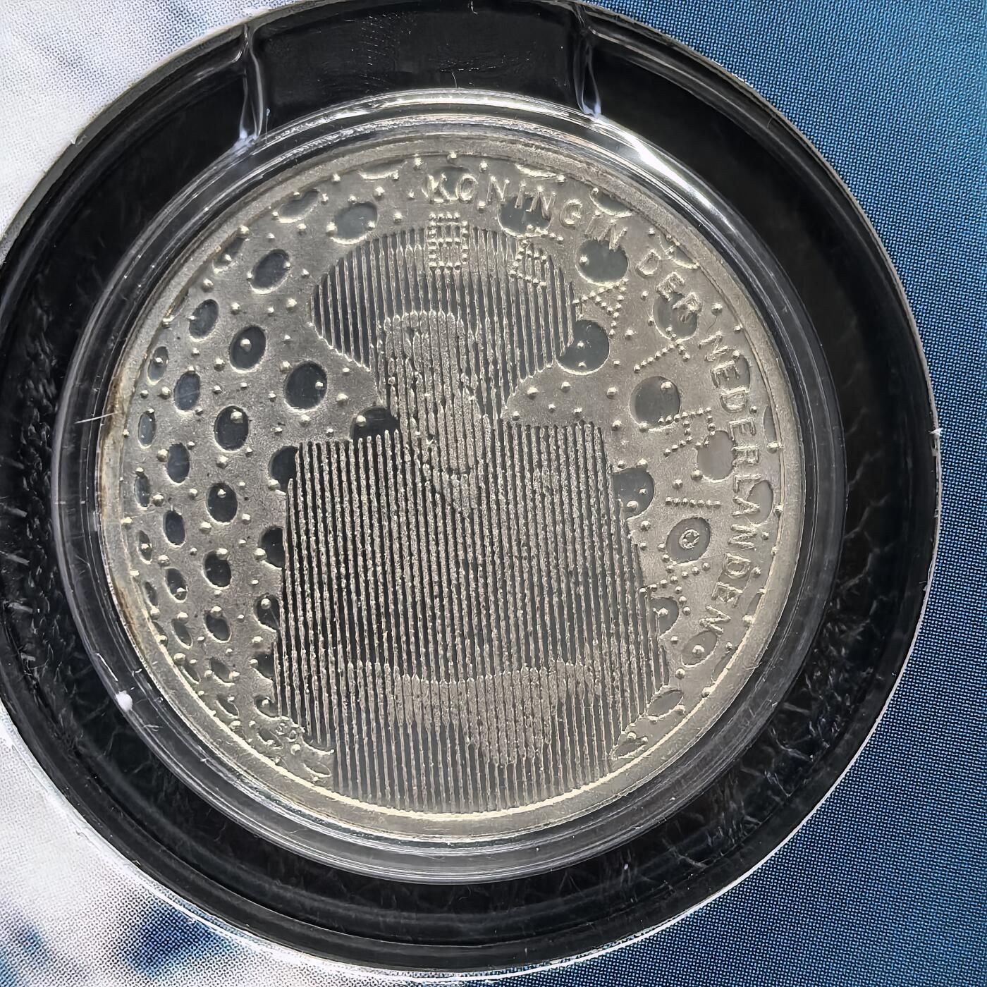 道一币馆币章第一百五十四场 原包装 荷兰2005年欧洲和平自由60周年5欧元精制银币