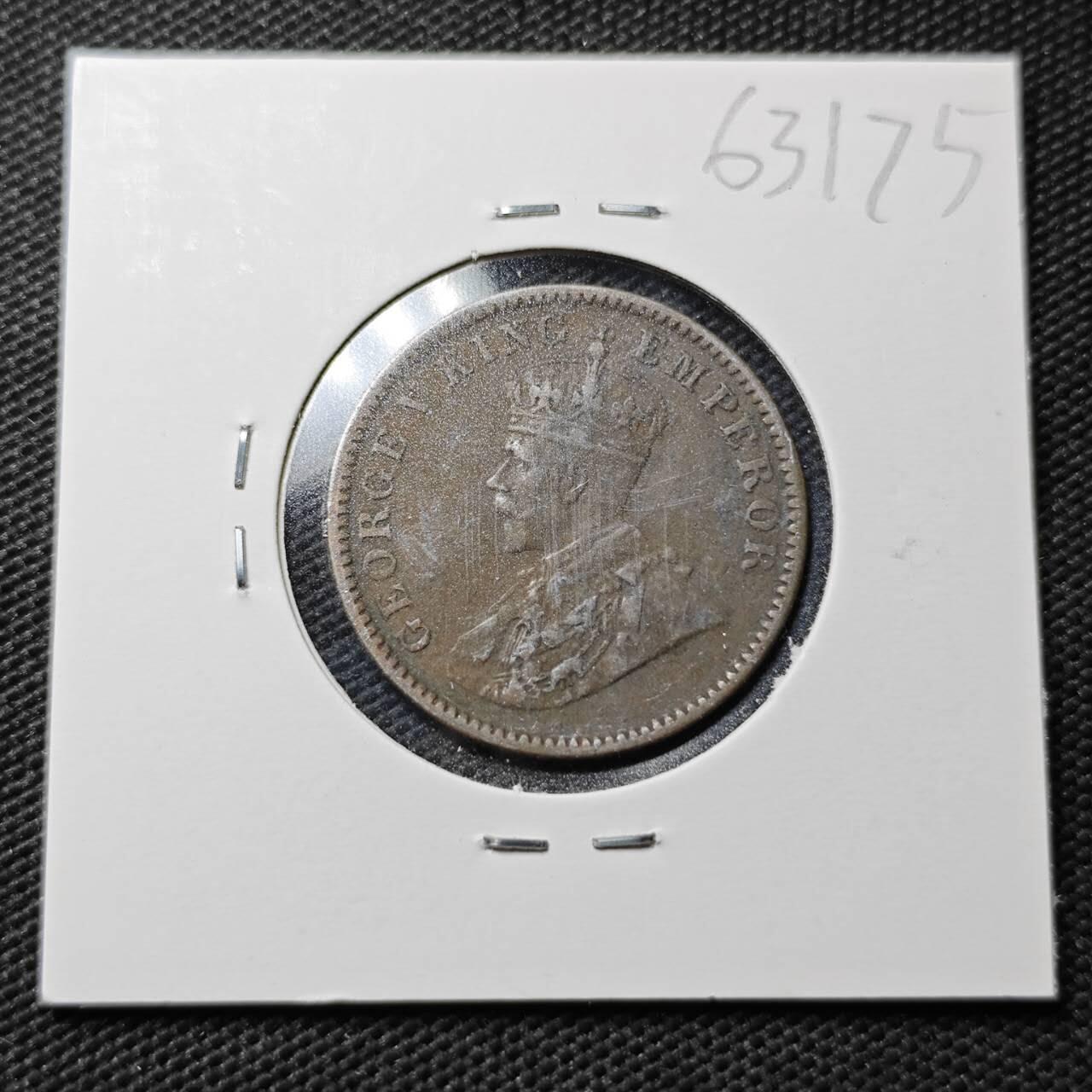 KK钱币收藏小铺  第363场  2月预留时间 周末发货  英属印度