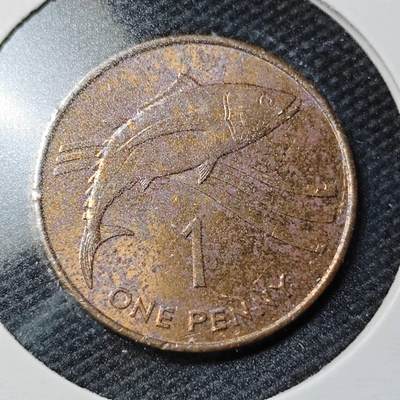 KK钱币收藏小铺  第363场  2月预留时间 周末发货 -  1991英属阿森松1便士