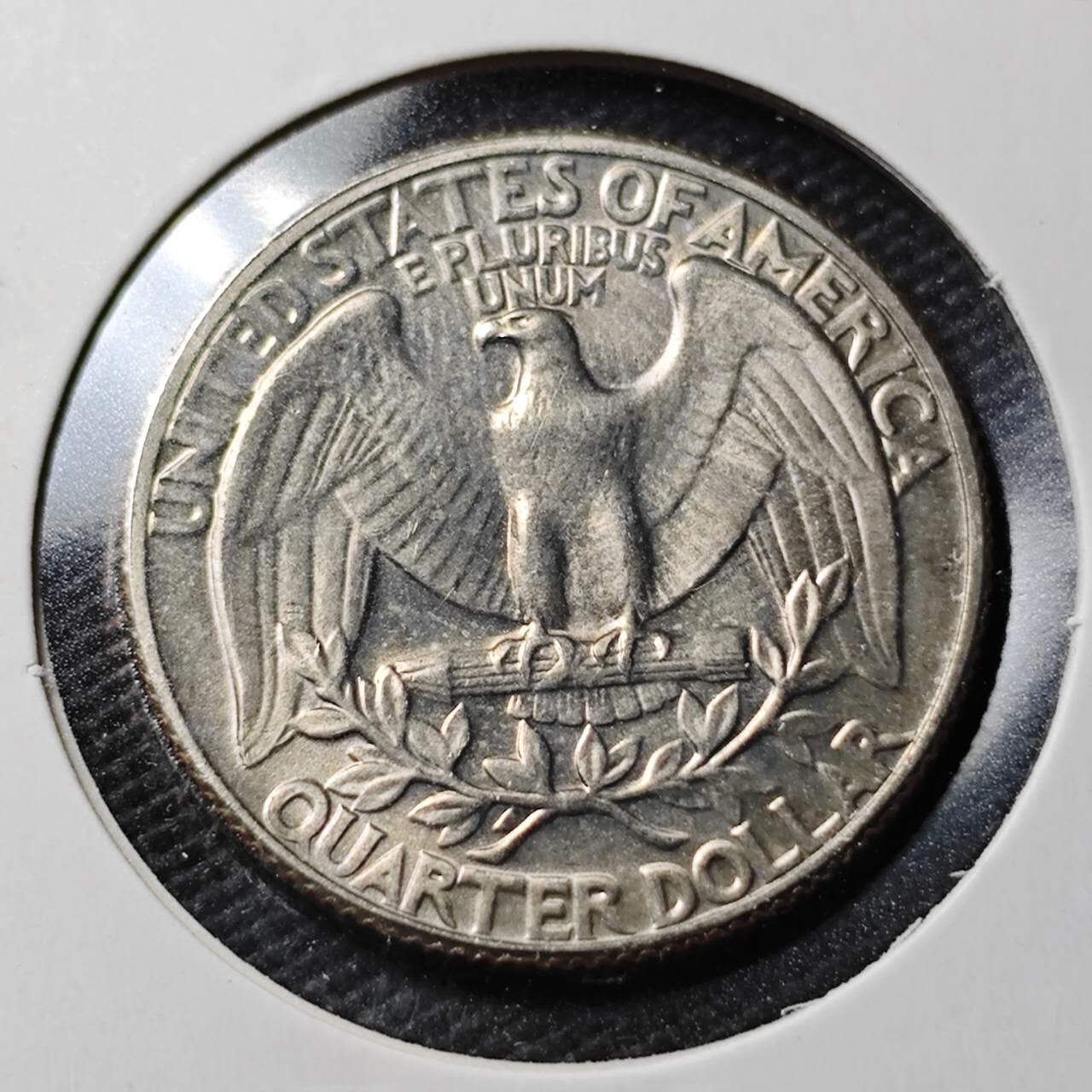 KK钱币收藏小铺  第363场  2月预留时间 周末发货  1970美国25分好品