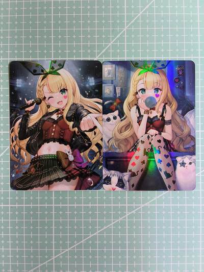 C先生卡牌 第15期 元集纪·刷子签·罐儿签·毒瘤签(持续收拍品中...) - 【彩闪】日漫《偶像梦幻祭》姬宫桃李 2张