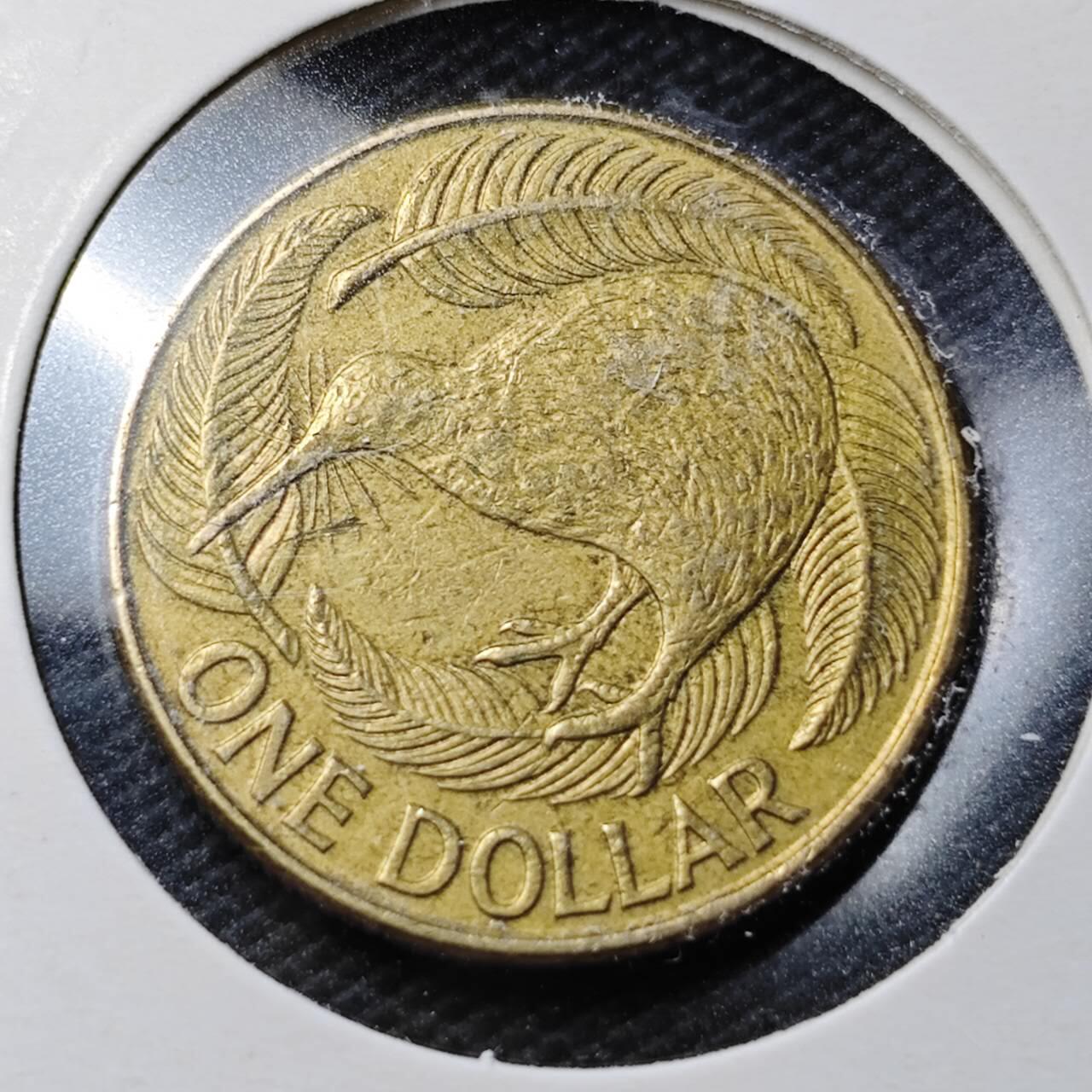 KK钱币收藏小铺  第363场  2月预留时间 周末发货  新西兰1元