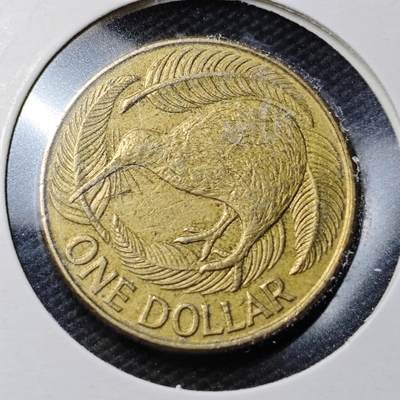 KK钱币收藏小铺  第363场  2月预留时间 周末发货 -  新西兰1元