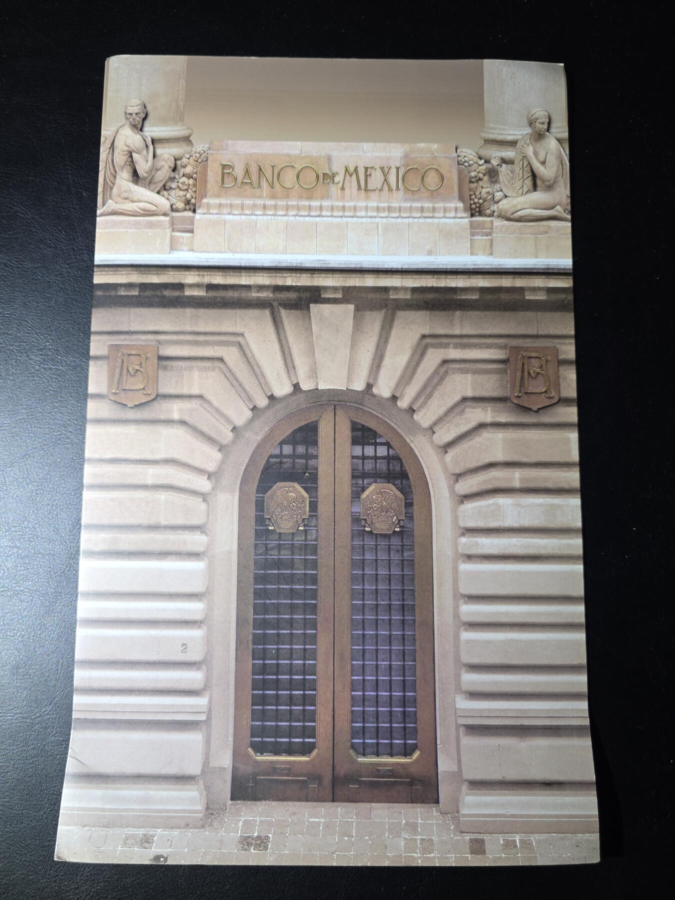 叁拾收藏第33期 墨西哥2000年50比索纪念钞5连体含原装册（全程无47）  UNC