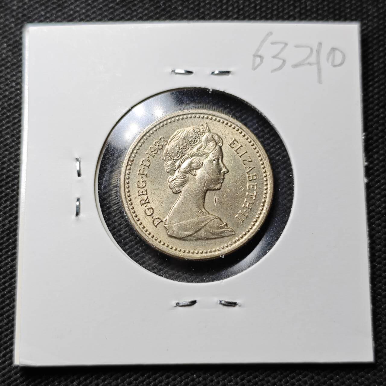 KK钱币收藏小铺  第363场  2月预留时间 周末发货  英国1镑 好品