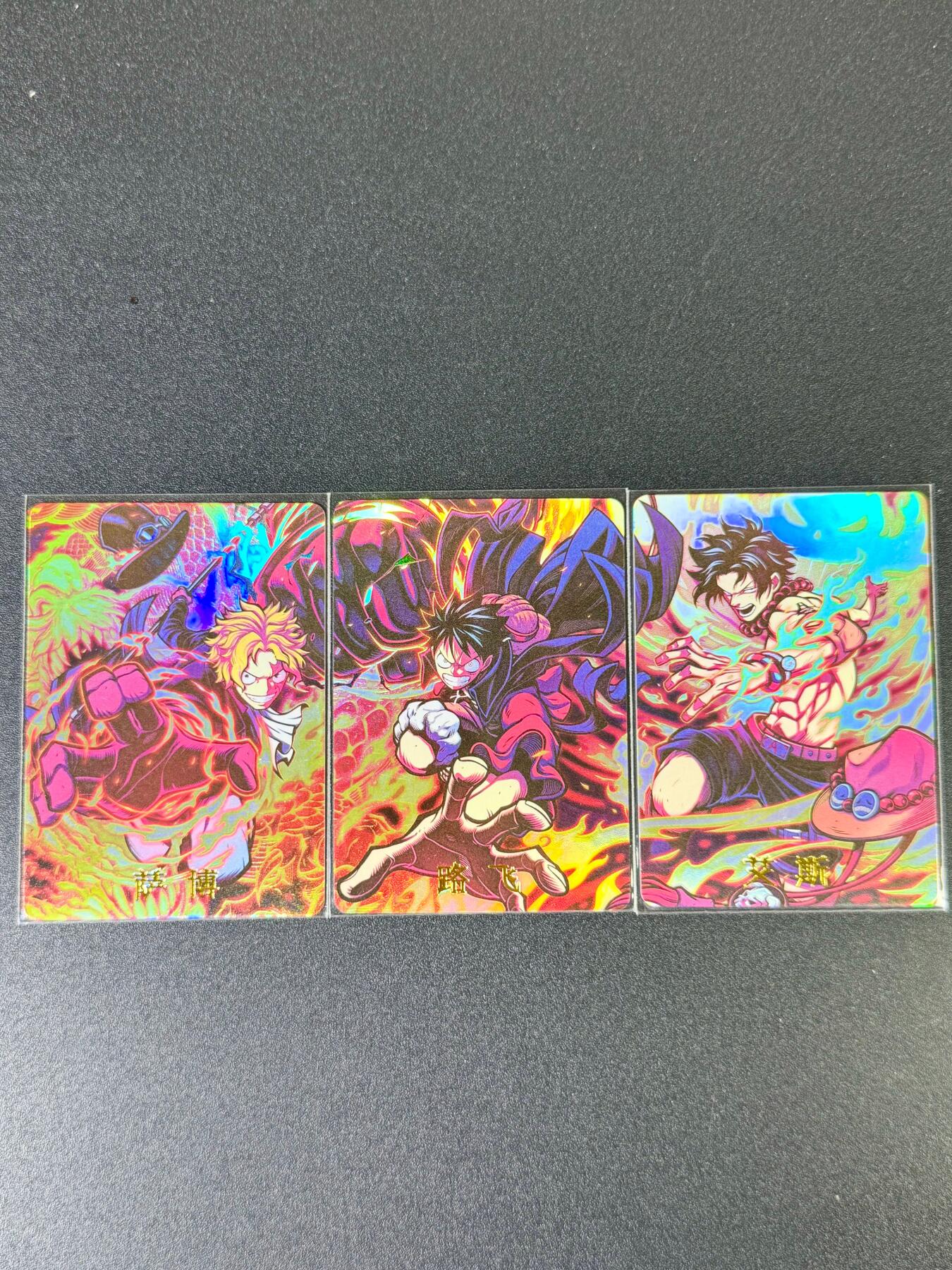 NO.14 好又多金牌大场，双11狂欢！每周一站式配齐，方便凑单！（周6晚8点截拍，卖家送拍0抽成！） 海贼王卡牌 男主合集三拼卡 折光彩闪 3张