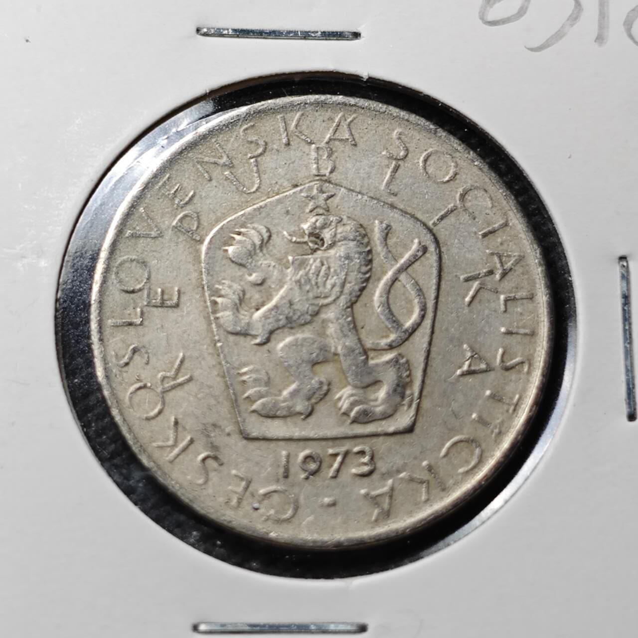 KK钱币收藏小铺  第363场  2月预留时间 周末发货  捷克斯洛伐克5克朗