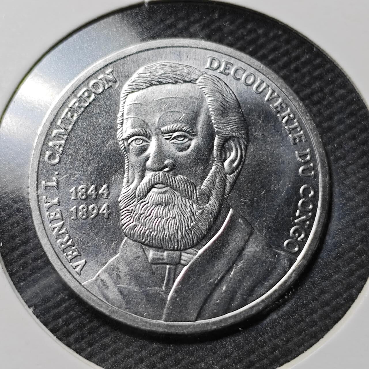 KK钱币收藏小铺  第363场  2月预留时间 周末发货  2002刚果50分狮子