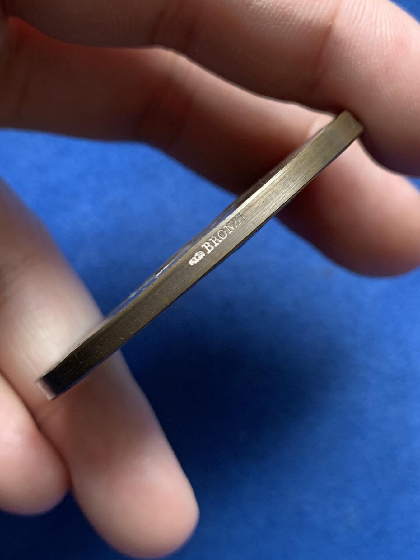 《竞宝斋》第434场 周日，周一2场连拍 （全场包邮） 法兰西《晨报》颁发纪念铜章 63.45克 51.2mm 丰饶角铜标