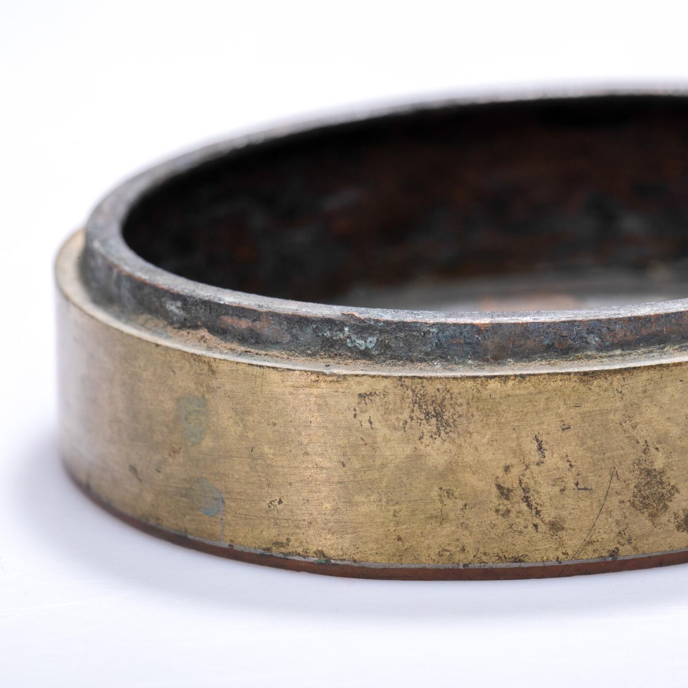 日本大阪雅和auction 2025金秋競賣會第一期 銅 馬晉款駿馬墨盒 尺寸:W:9 H:3cm