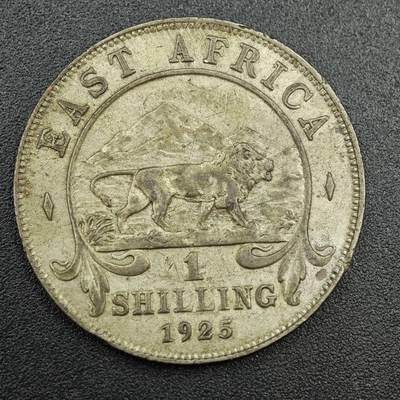 【淘币小摊】实时拍第七百八十七拍   银币套币场   满百包邮可预留二周 每周一统一发货   - 英属东非1925年乔治五世一先令银币