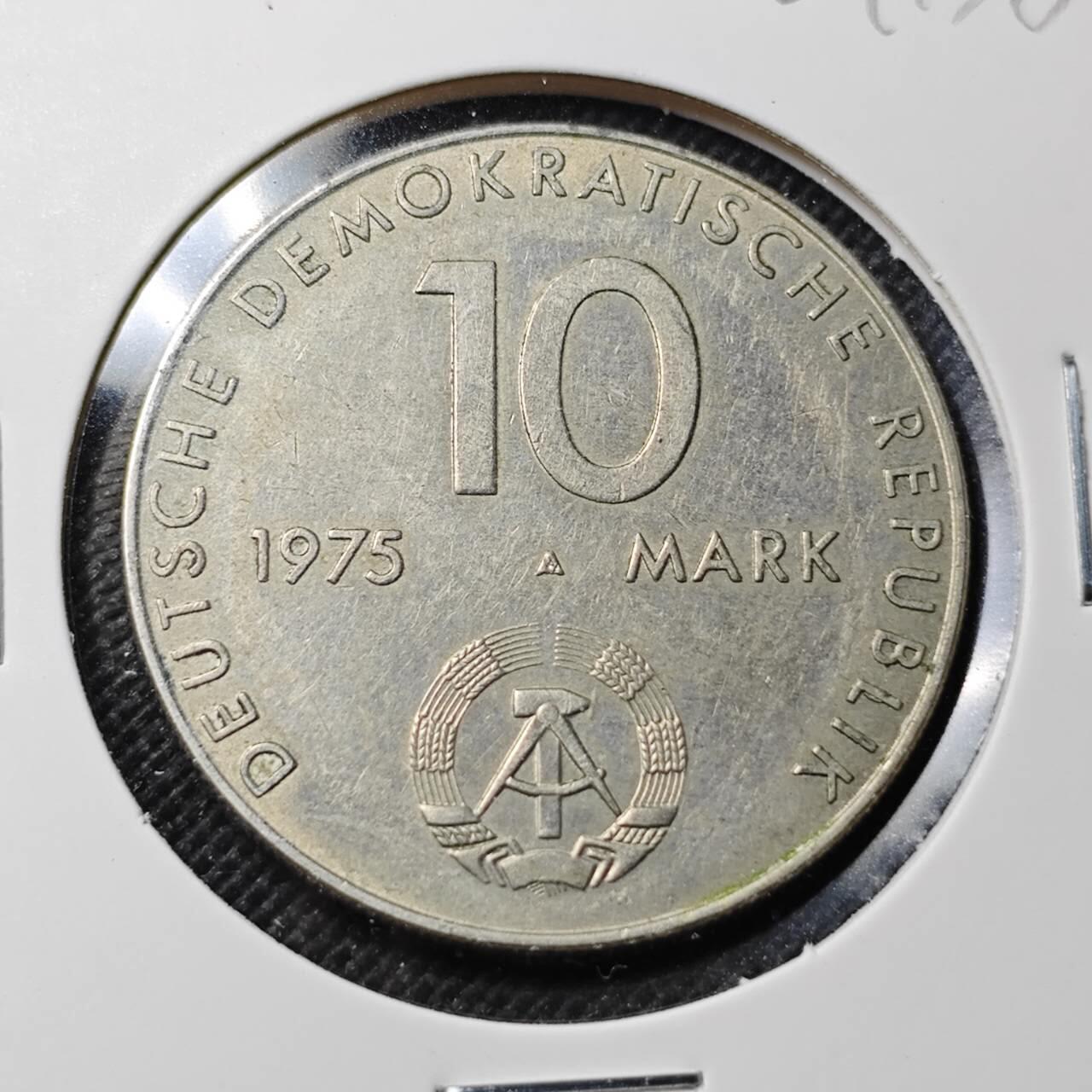 KK钱币收藏小铺  第364场  2月预留时间 周末发货  东德10马克纪念币