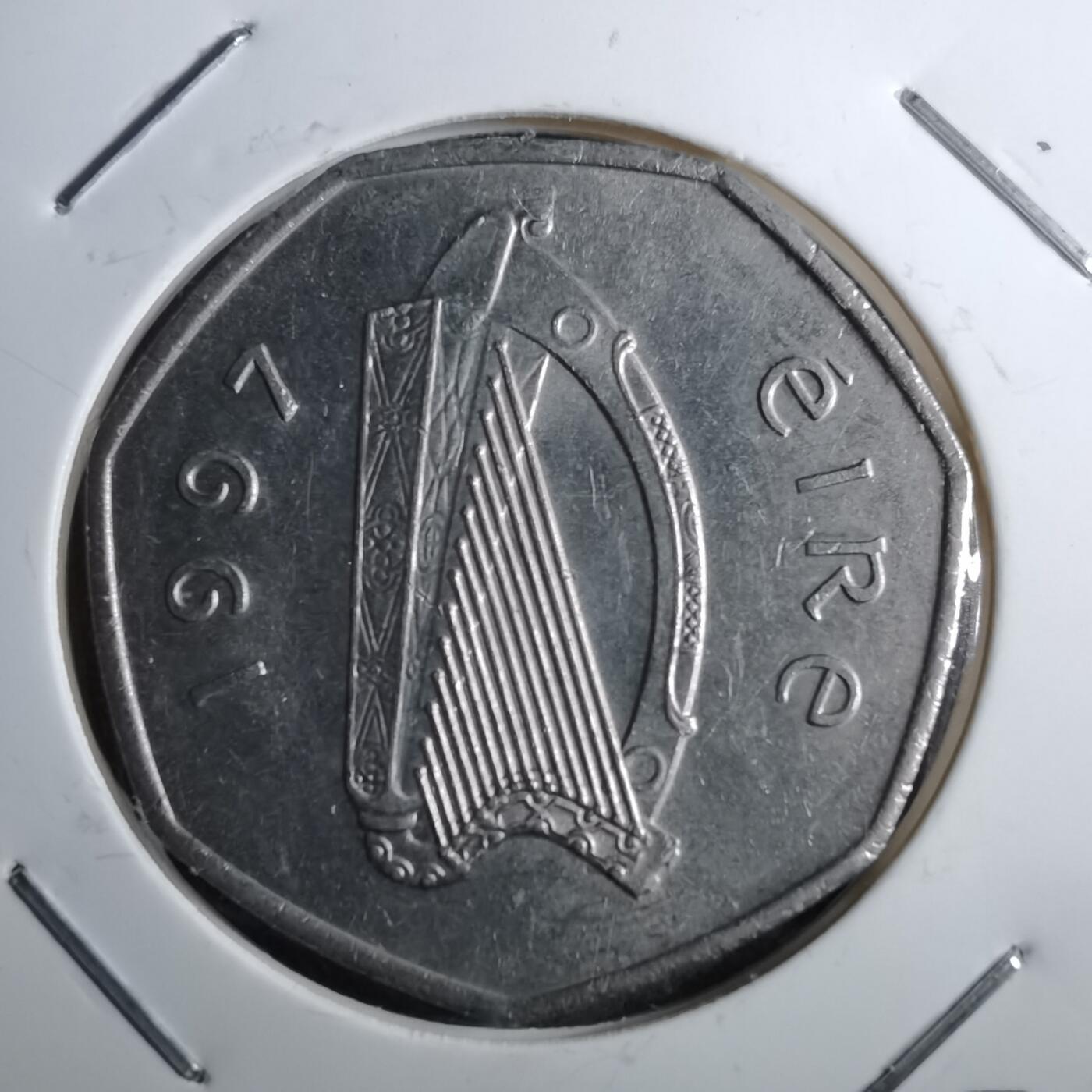 沼泽如烟--第891场 爱尔兰1997年50便士