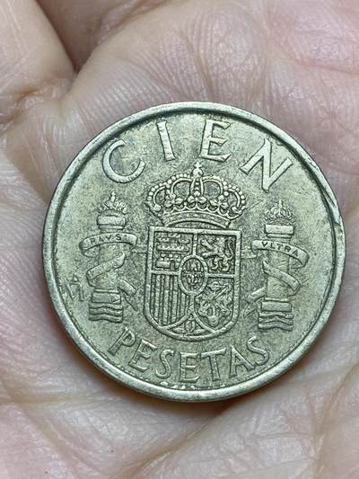 2025年第一百二十二场(总第一百四十八场）外国好品散币(免佣金) - 西班牙🇪🇸1984年100比塞塔
