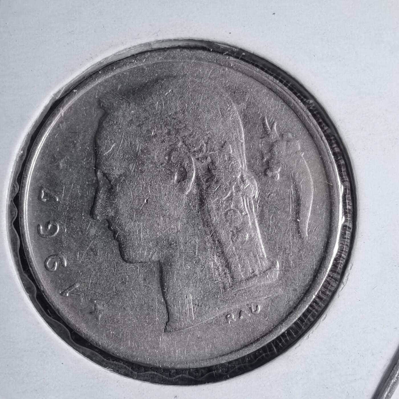 沼泽如烟--第890场 比利时1967年1法郎