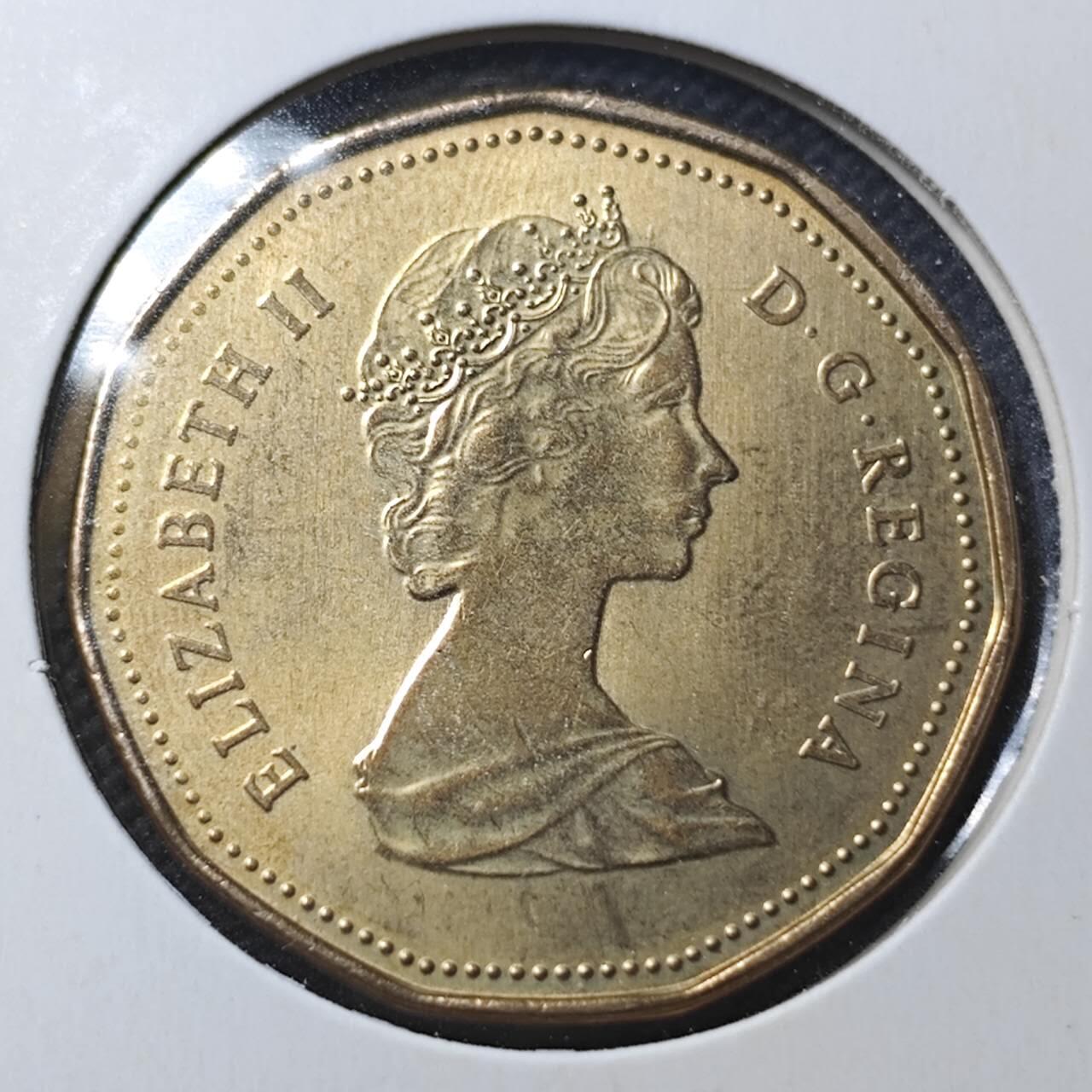 KK钱币收藏小铺  第363场  2月预留时间 周末发货  加拿大1元 好品