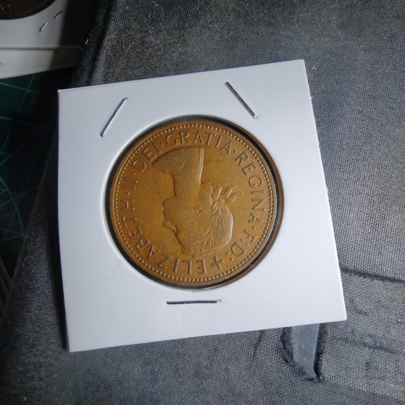 沼泽如烟--第890场 英国1964年1便士