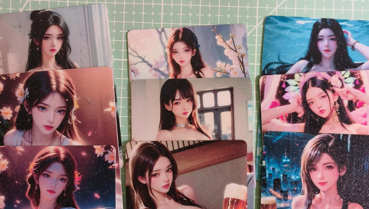 C先生卡牌 第15期 元集纪·刷子签·罐儿签·毒瘤签(持续收拍品中...) 【磨砂】自制卡《国漫角色3》双面 艺术卡 9张