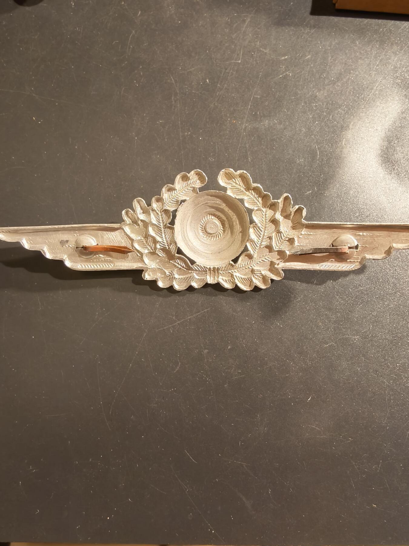 老王徽章第161期 德三空军飞行员金属帽徽