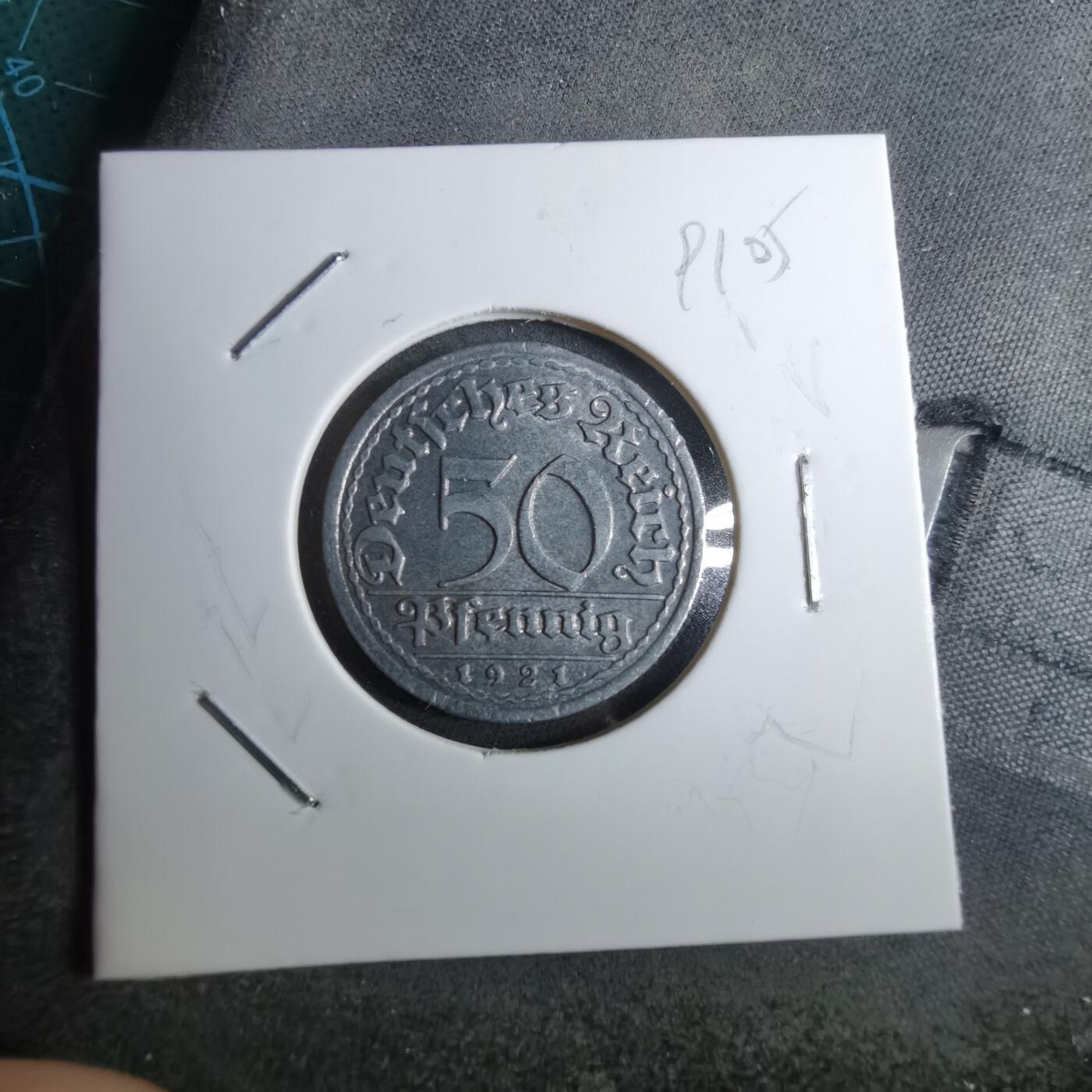 沼泽如烟--第891场 德国1921年50芬尼