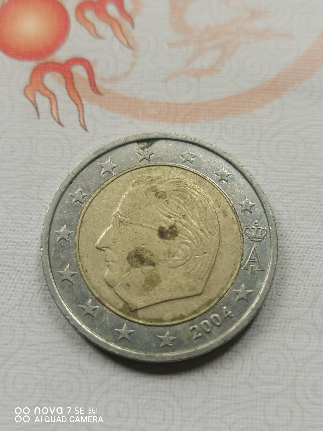 外币 2004年2欧元纪念币