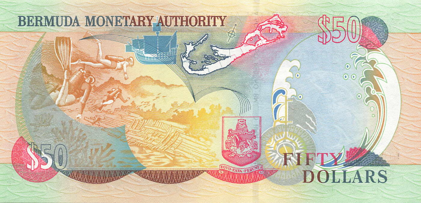 小福收藏拍卖第197期 裸钞场 本期有多张豹子号靓号 百慕大03年50元纪念钞百位号 马来亚和英属婆罗洲开国第一张纸币大冠女王 马来亚 41年1元英王乔六 法属太平洋10000法郎 捷克1000克朗纪念钞千位号  卢森堡 1000法郎  萨尔瓦多样钞 匈牙利 法罗群岛 危地马拉等多国精美纸币 百慕大 2003年 50元 伊丽莎白加冕50周年纪念钞 P-56 3位小号 unc